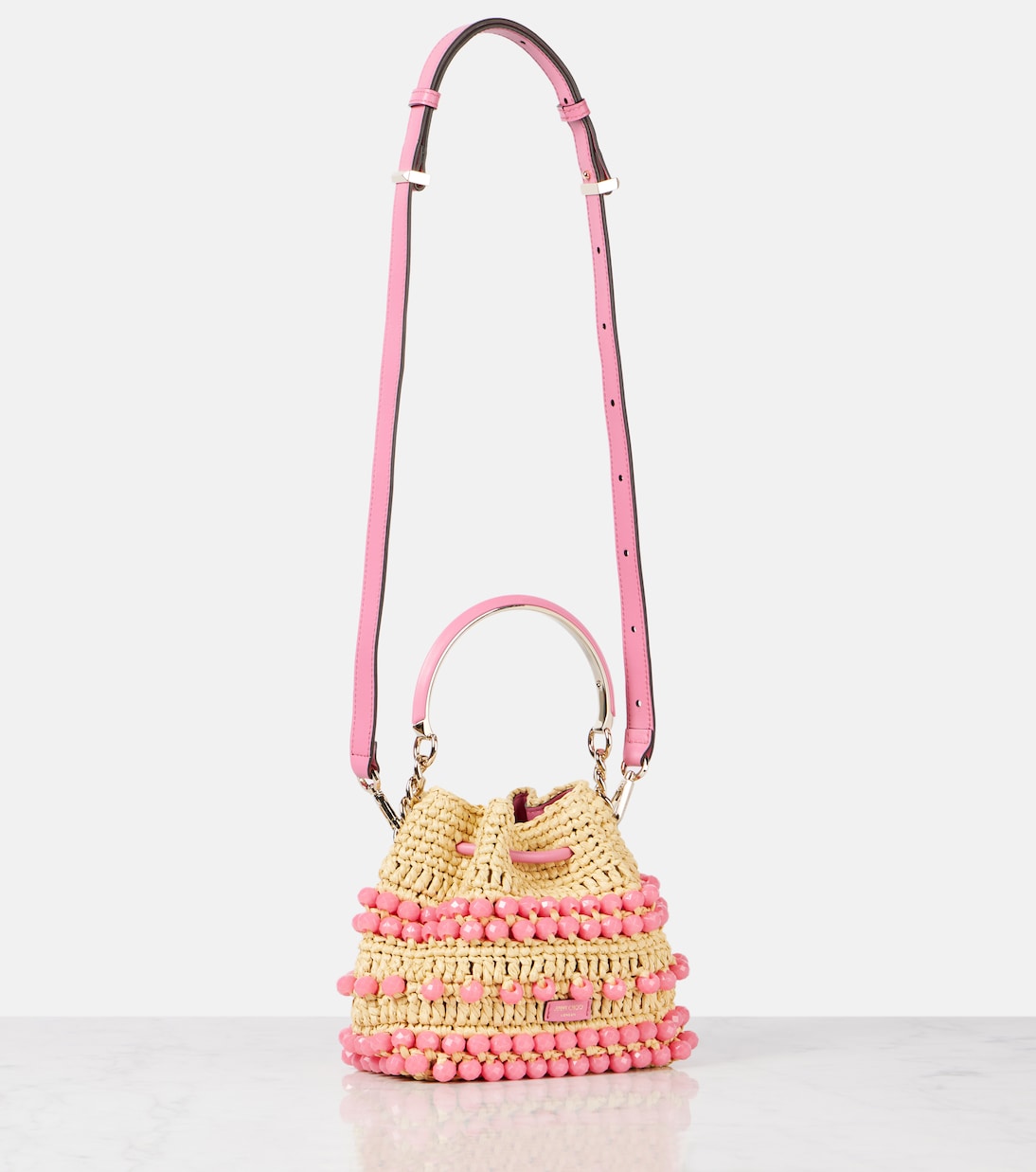 Secchiello Bon Bon Small con perline | Jimmy Choo