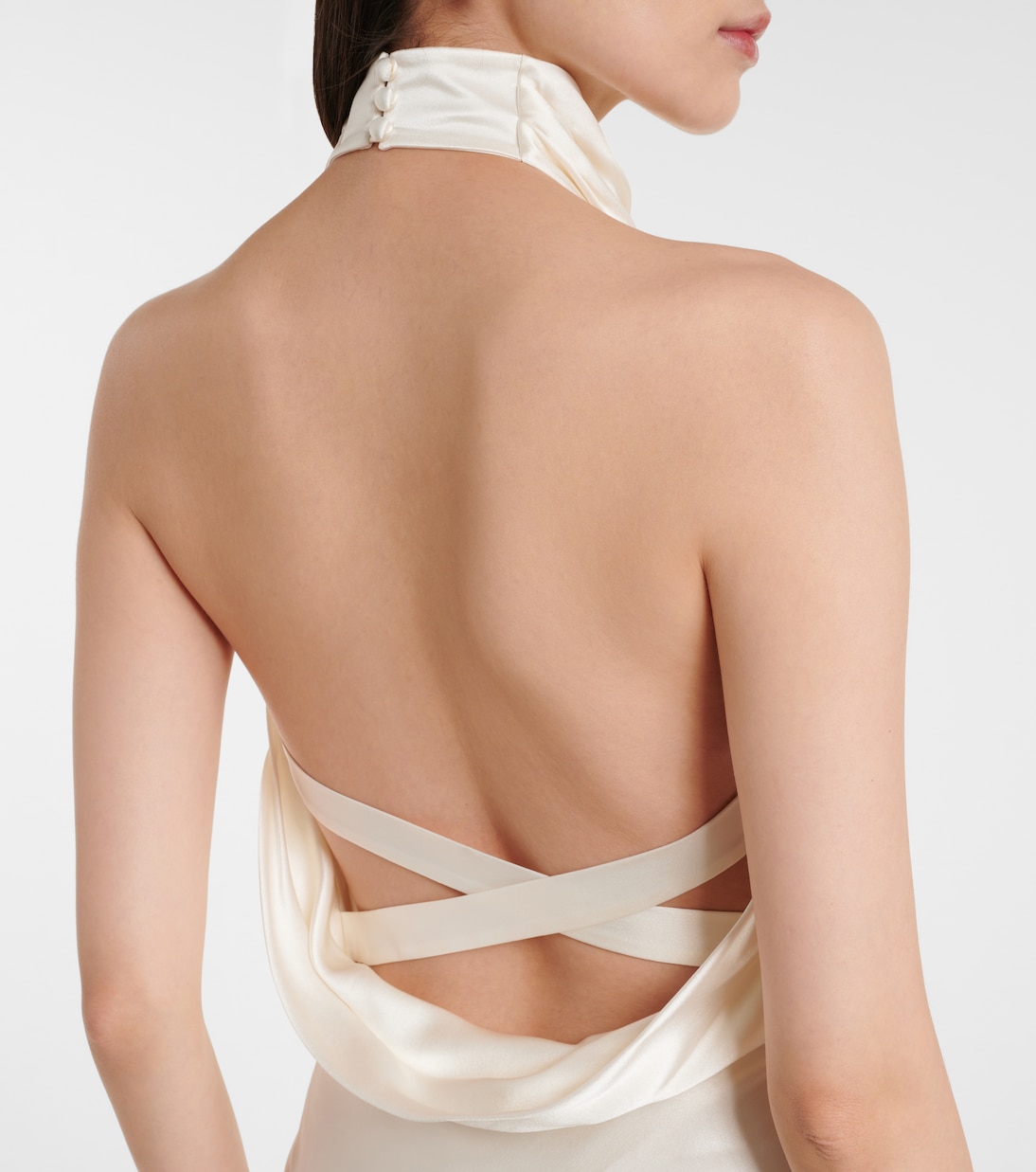 Bridal Robe Attia aus Seide | Rebecca Vallance