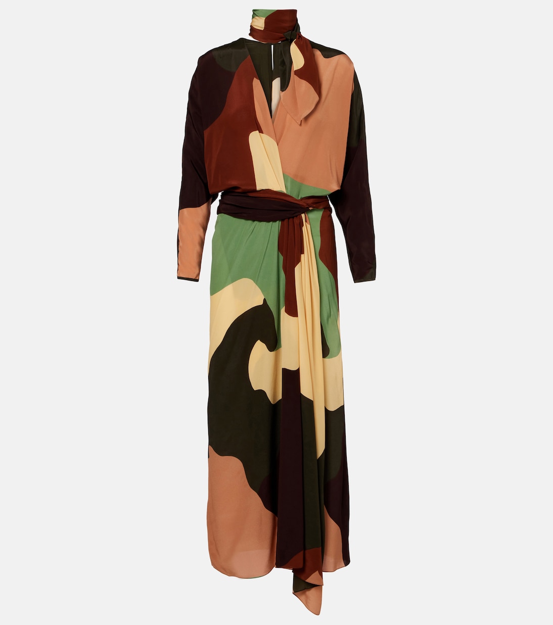 Bedrucktes Maxikleid aus Seide | Johanna Ortiz