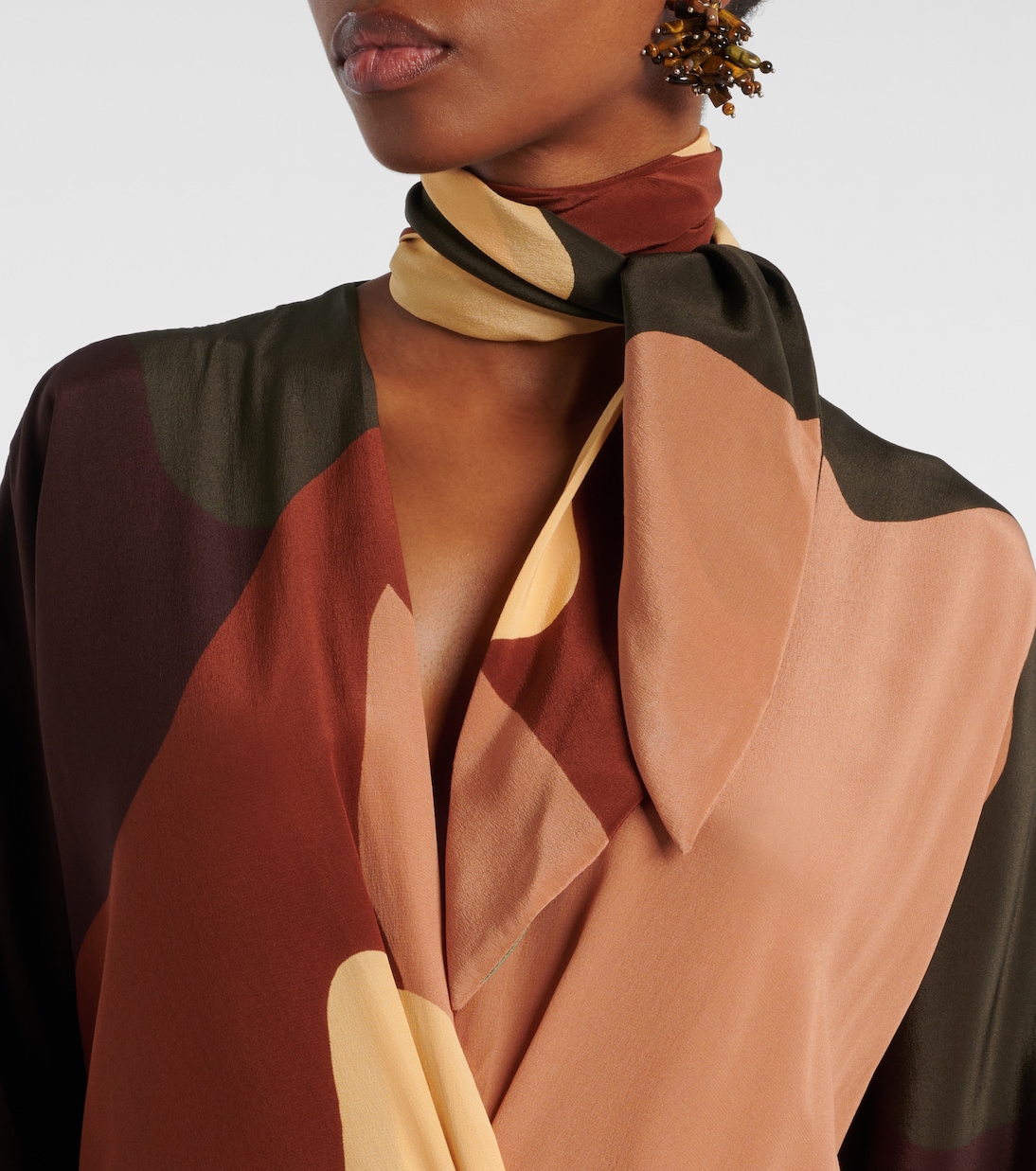 Bedrucktes Maxikleid aus Seide | Johanna Ortiz