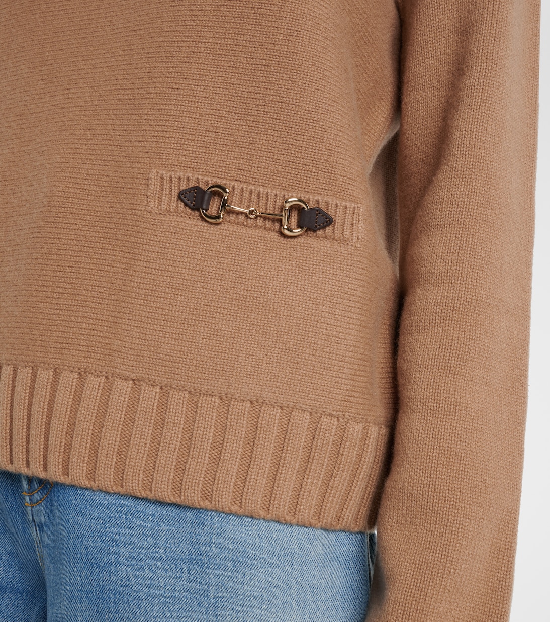 Horsebit wool and cashmere sweater | Gucci