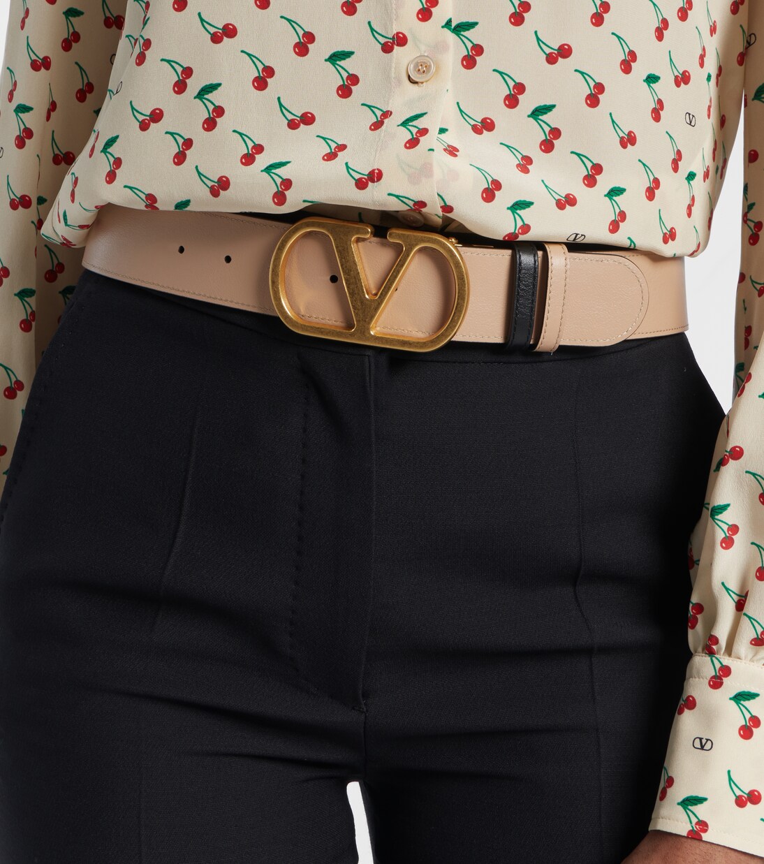 VLogo 40 reversible leather belt | Valentino Garavani