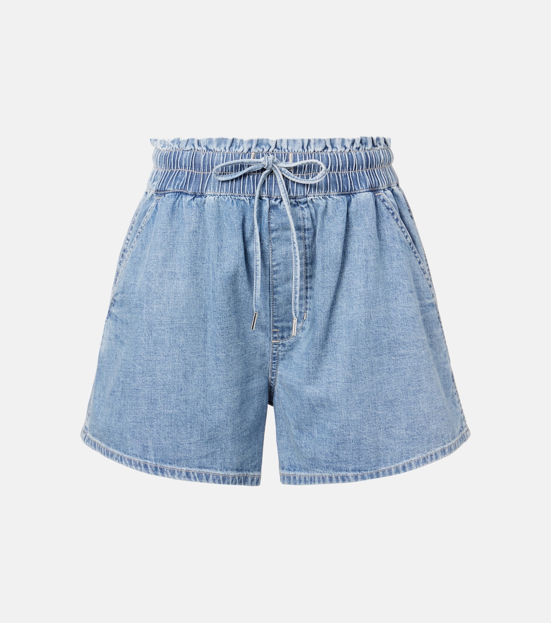 Shorts Wilder de denim de tiro alto | Veronica Beard