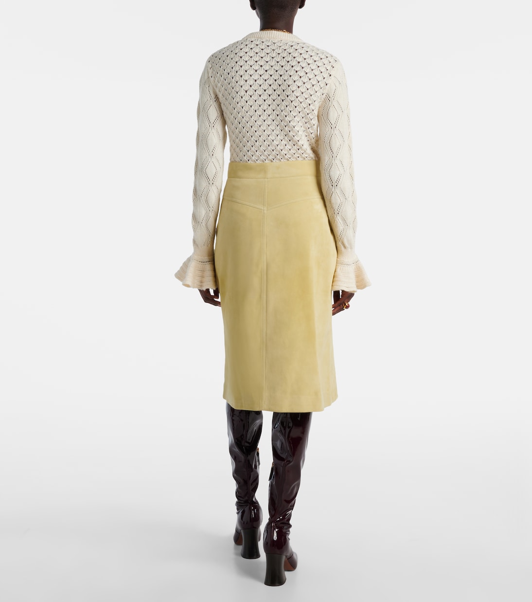 Suede midi skirt | Chloé