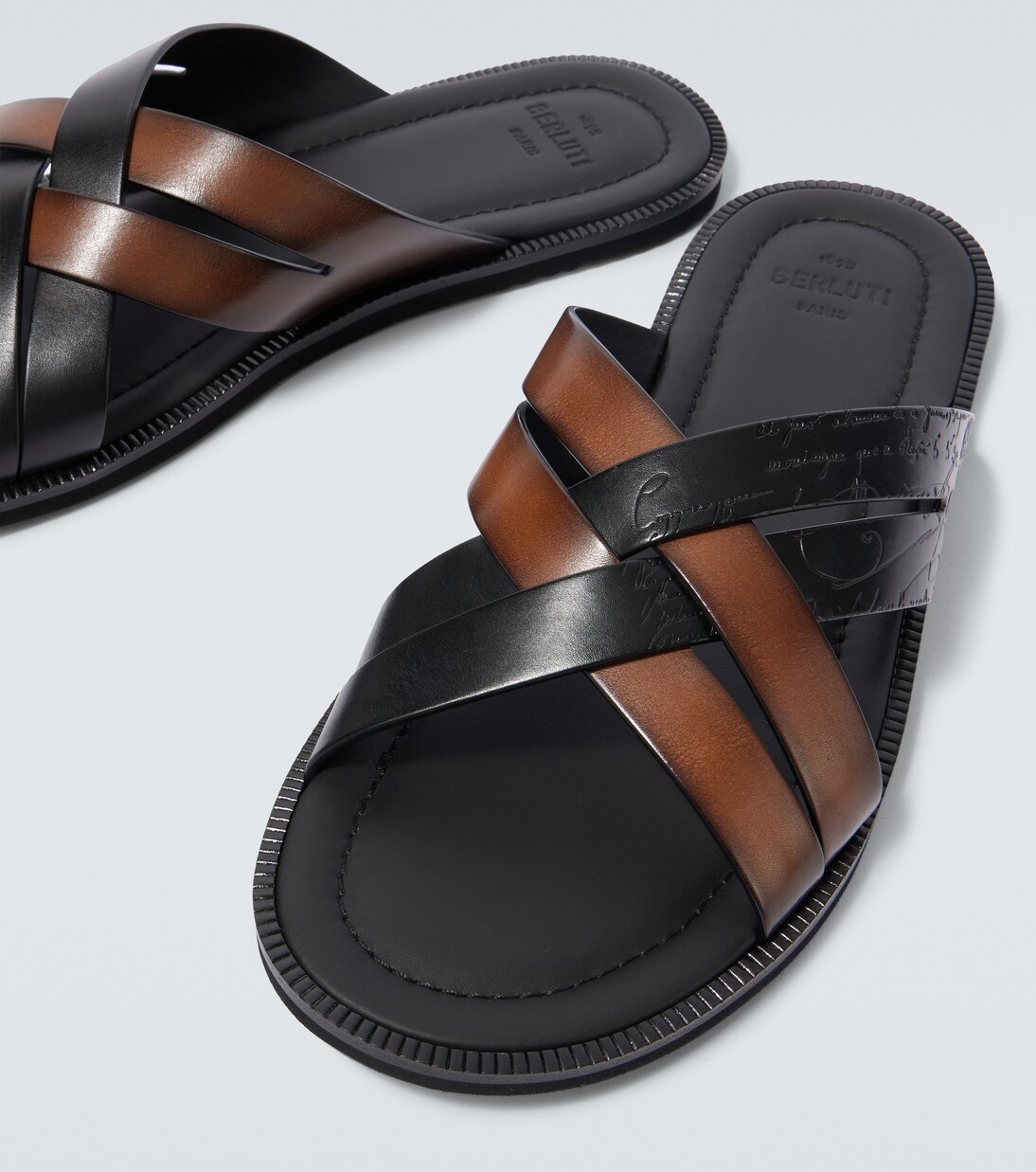 Sifnos Scritto leather sandals | Berluti