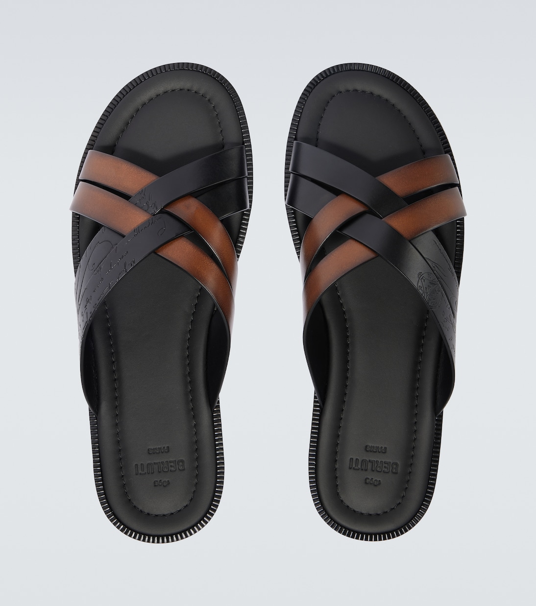 Sifnos Scritto leather sandals | Berluti