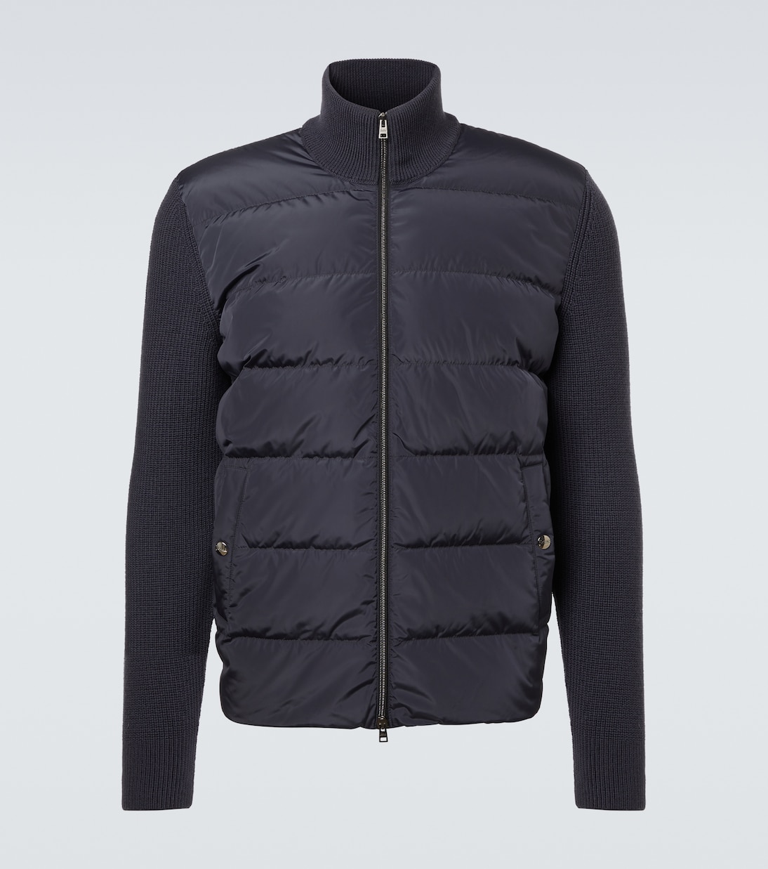 Down-paneled wool jacket | Herno