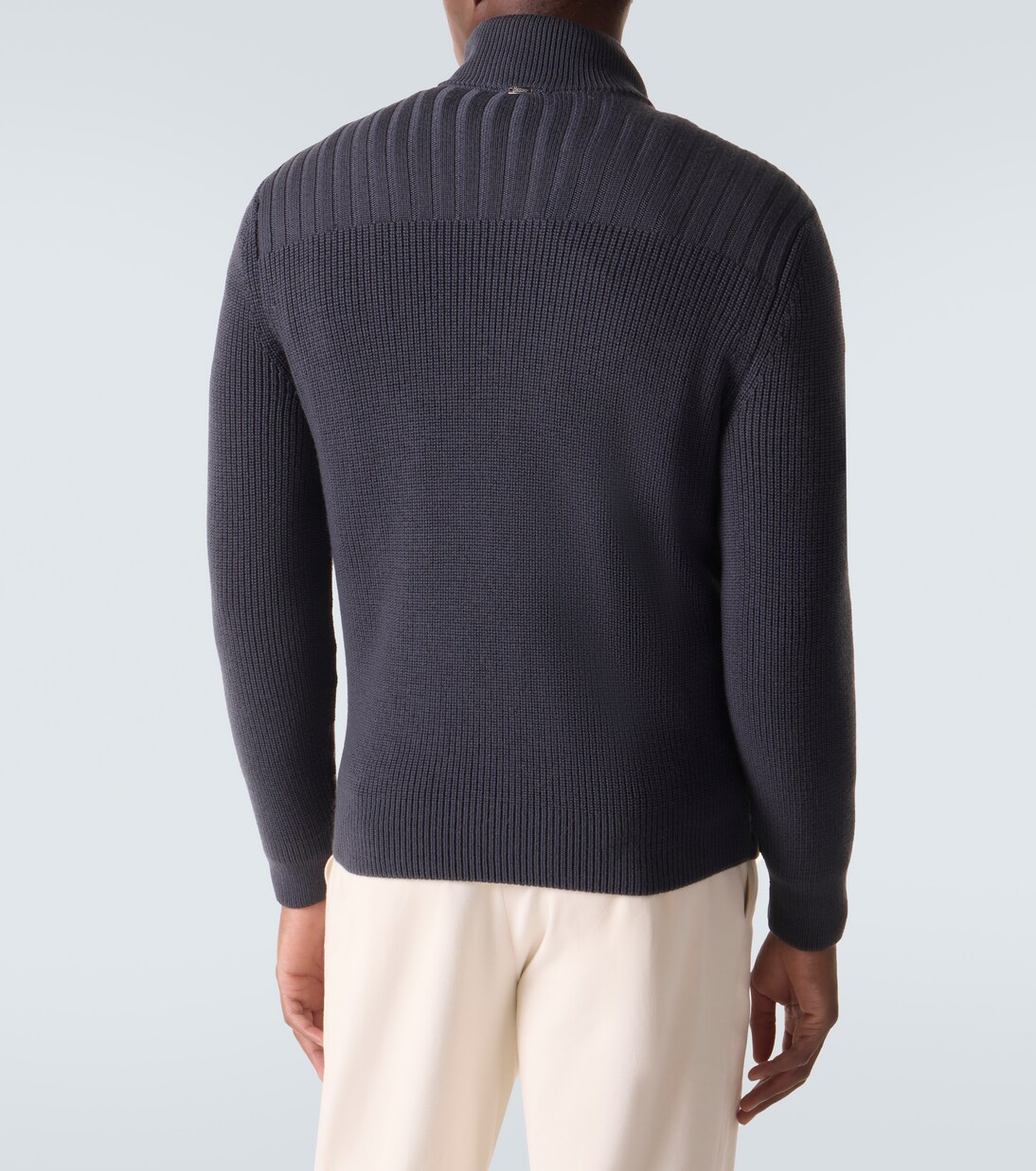 Down-paneled wool jacket | Herno