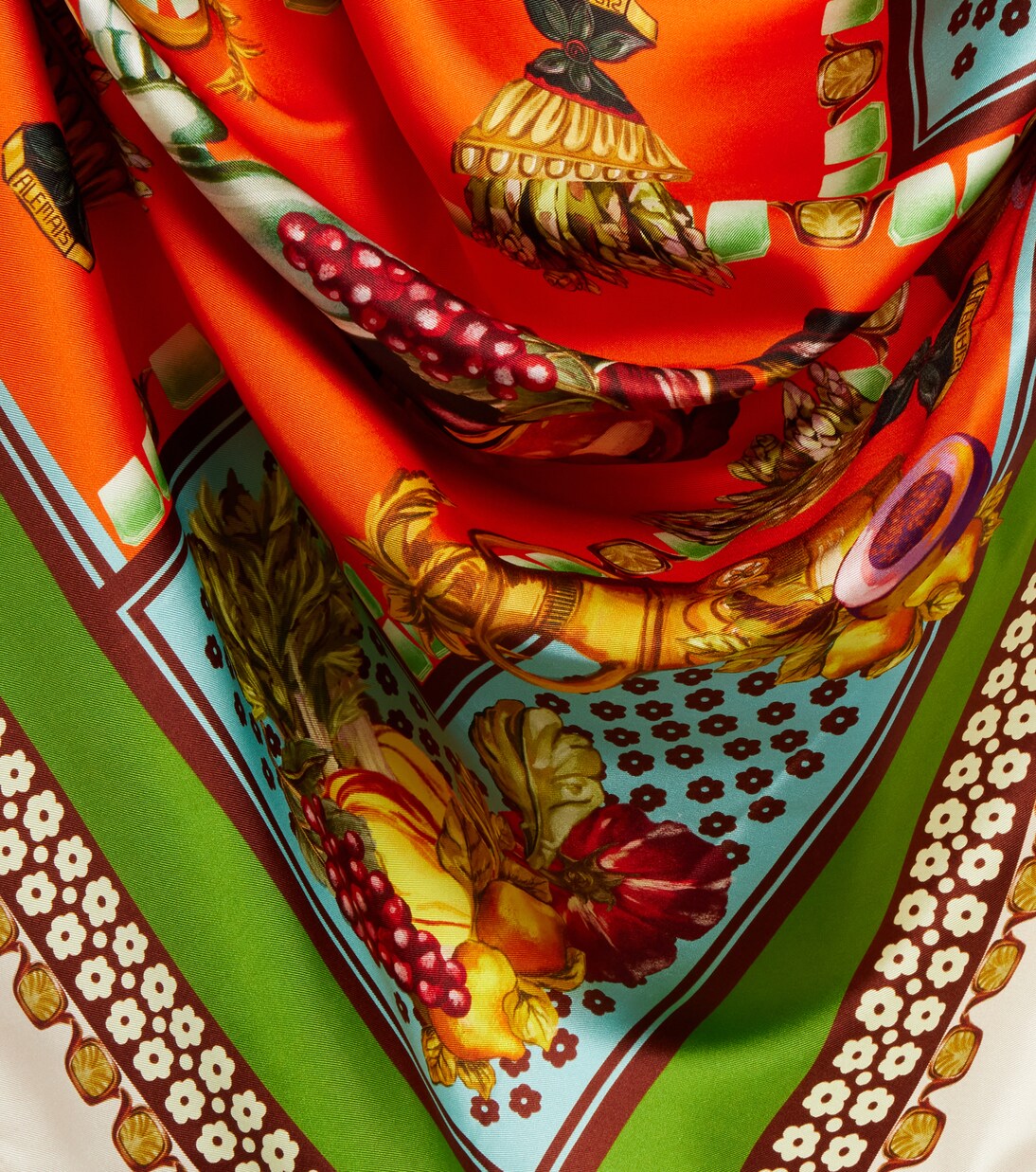 Rocco printed silk scarf | Alémais