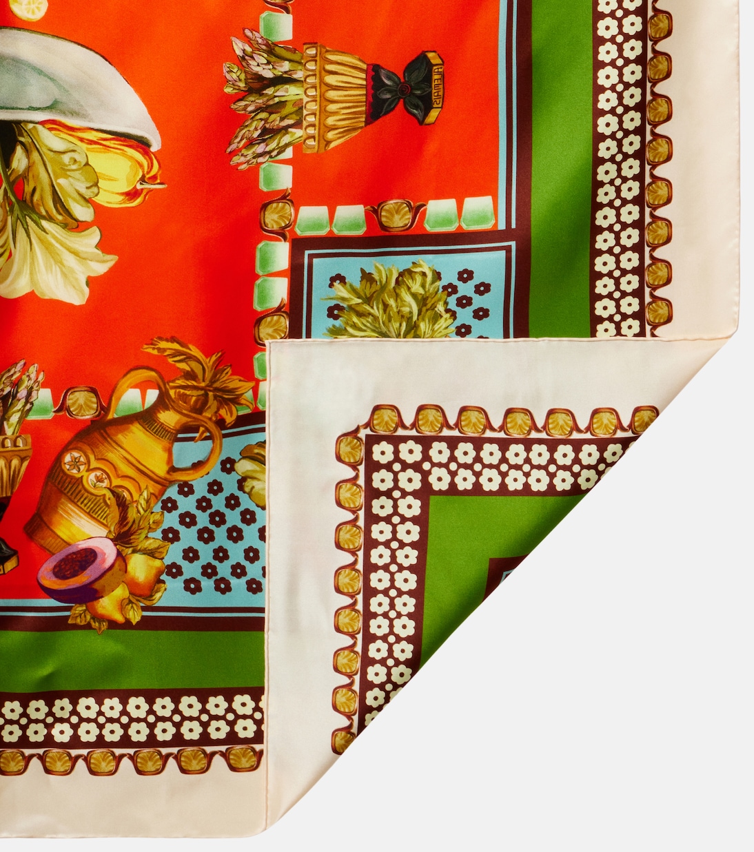 Rocco printed silk scarf | Alémais