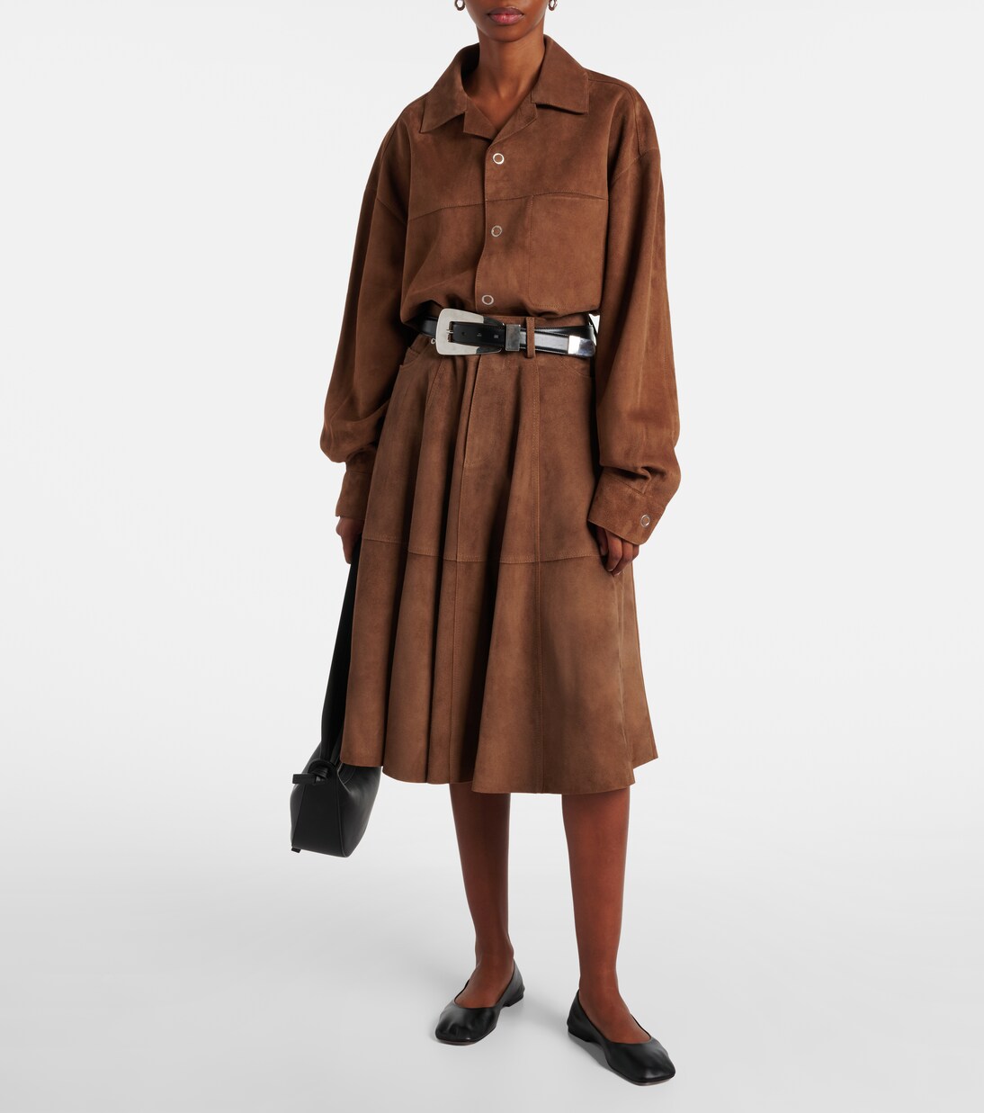 绒面革衬衫外套 | Ami Paris