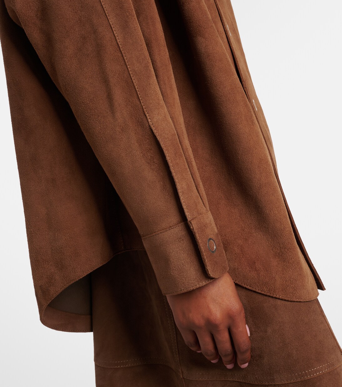 绒面革衬衫外套 | Ami Paris