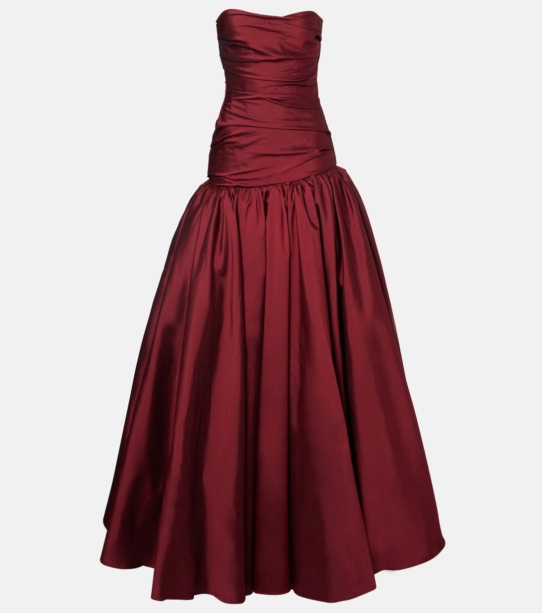 Draped off-shoulder corset gown | Marmar Halim