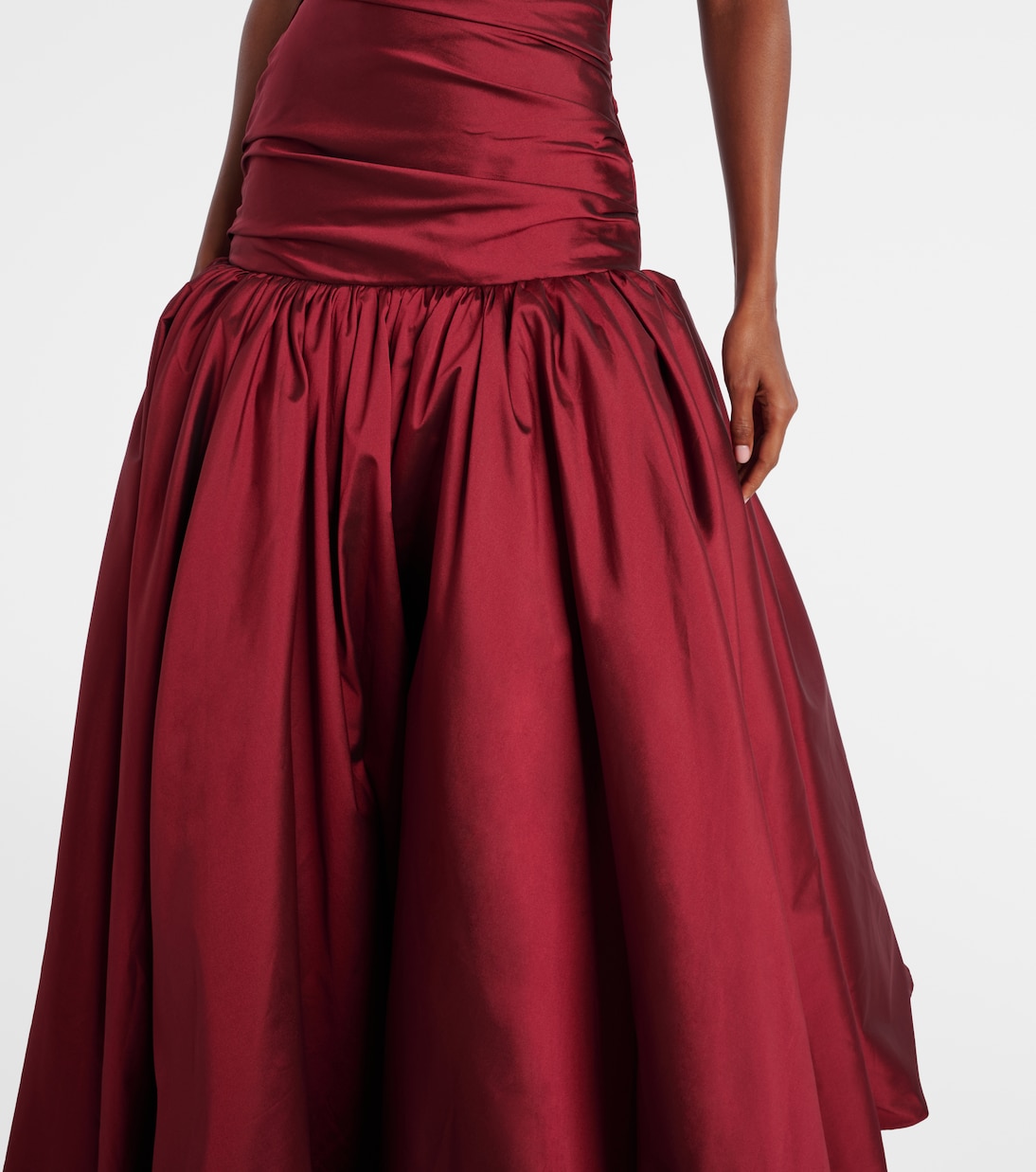 Draped off-shoulder corset gown | Marmar Halim