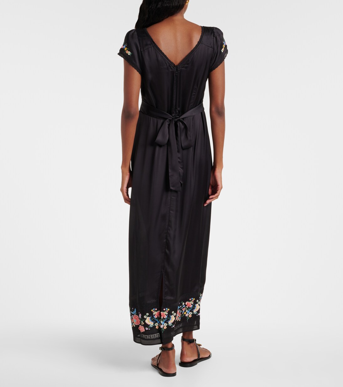 Maxikleid Carey aus Satin | Rixo