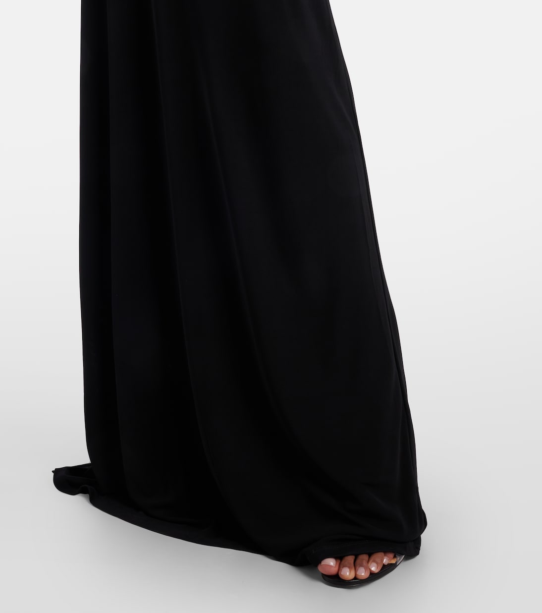 Robe longue Arced Palm à perles | Christopher Esber