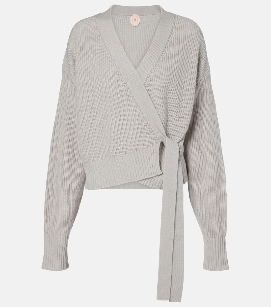 Wool and cashmere wrap cardigan | Jardin des Orangers