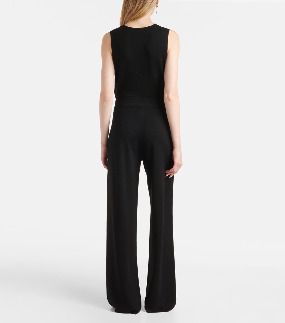 Pantalon ample en laine vierge | Jardin des Orangers