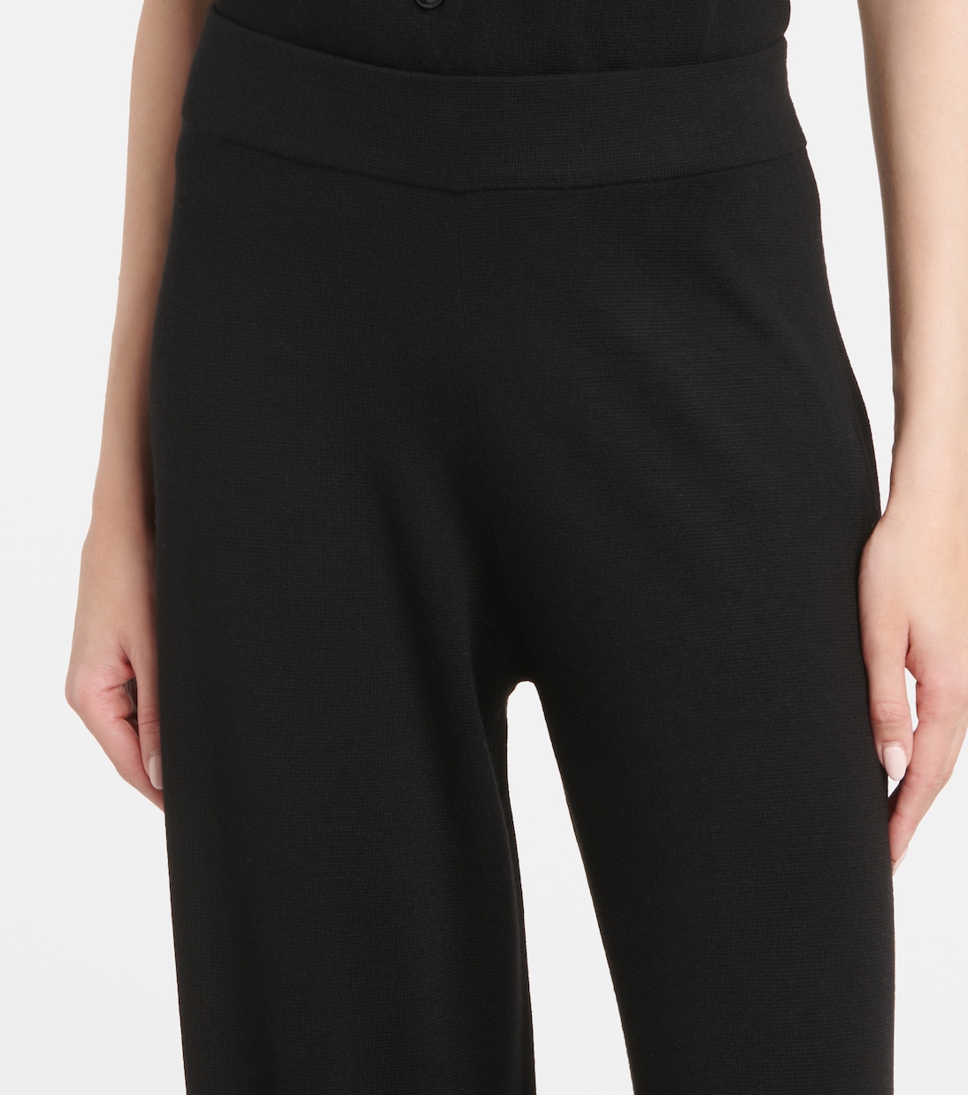 Pantalon ample en laine vierge | Jardin des Orangers