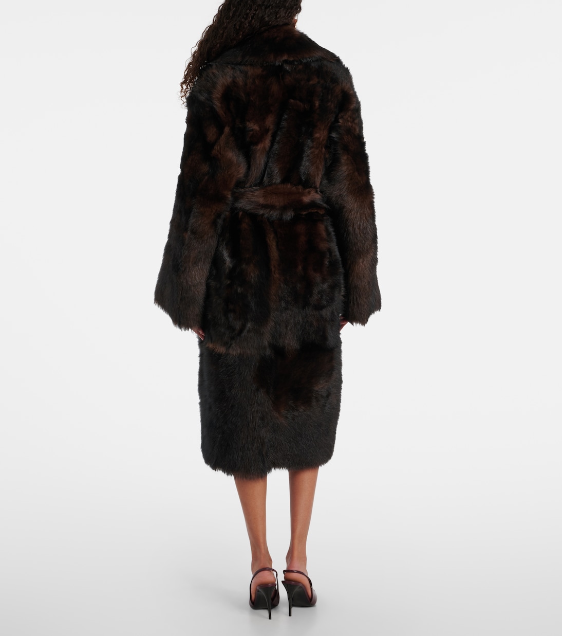 Mantel Uma aus Shearling | Nour Hammour