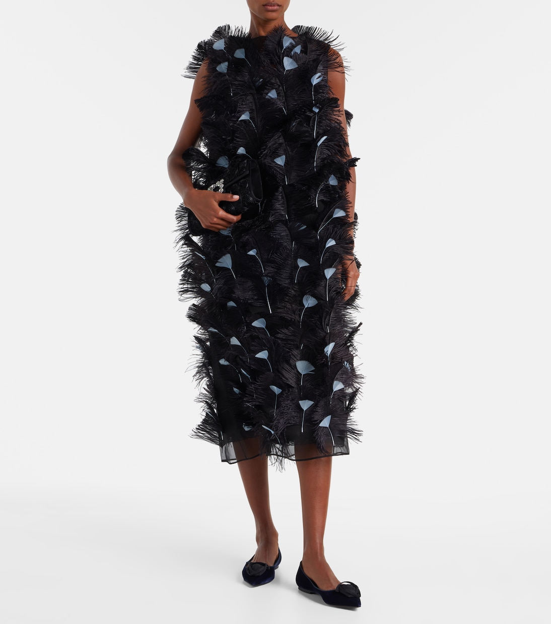 Ballerinas Rose Vivier aus Samt | Roger Vivier