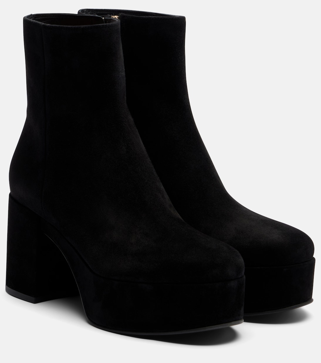 35 suede platform ankle boots | Gianvito Rossi