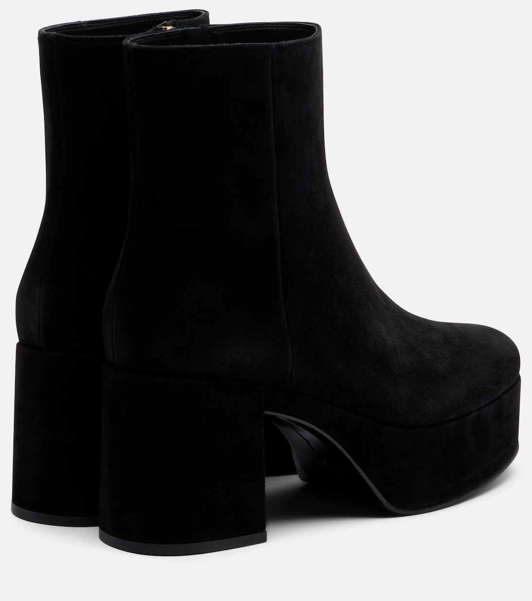 35 suede platform ankle boots | Gianvito Rossi