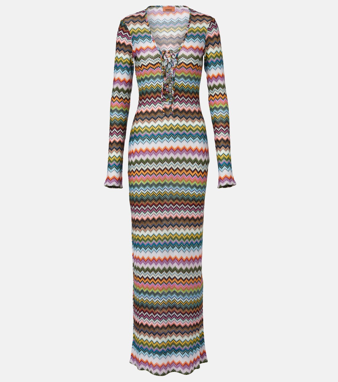 Abito lungo Zig Zag con lamé | Missoni