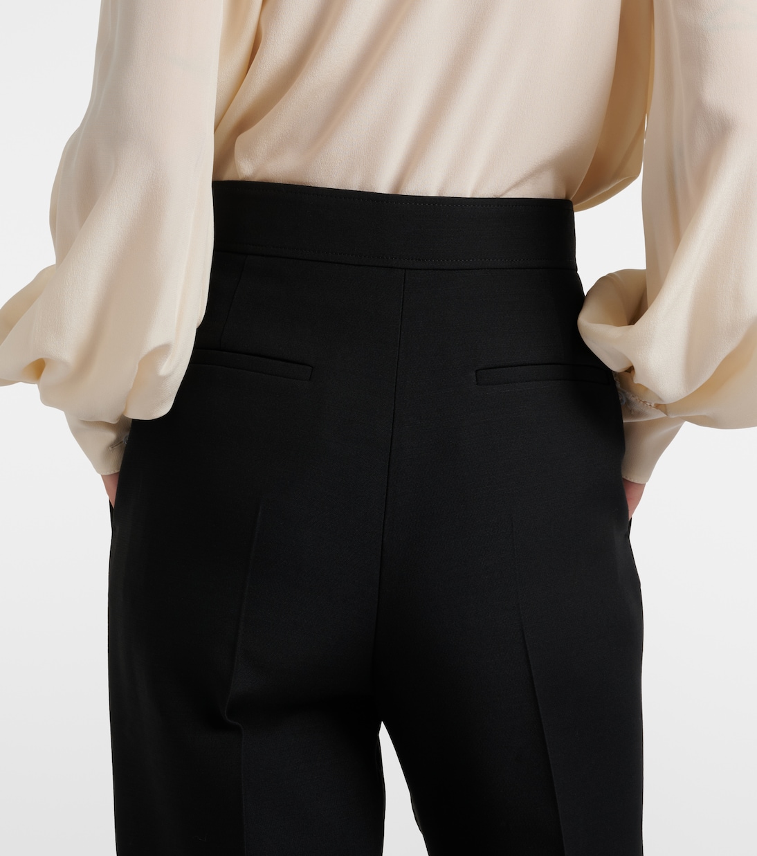 Pantalon ample en Crepe Couture | Valentino