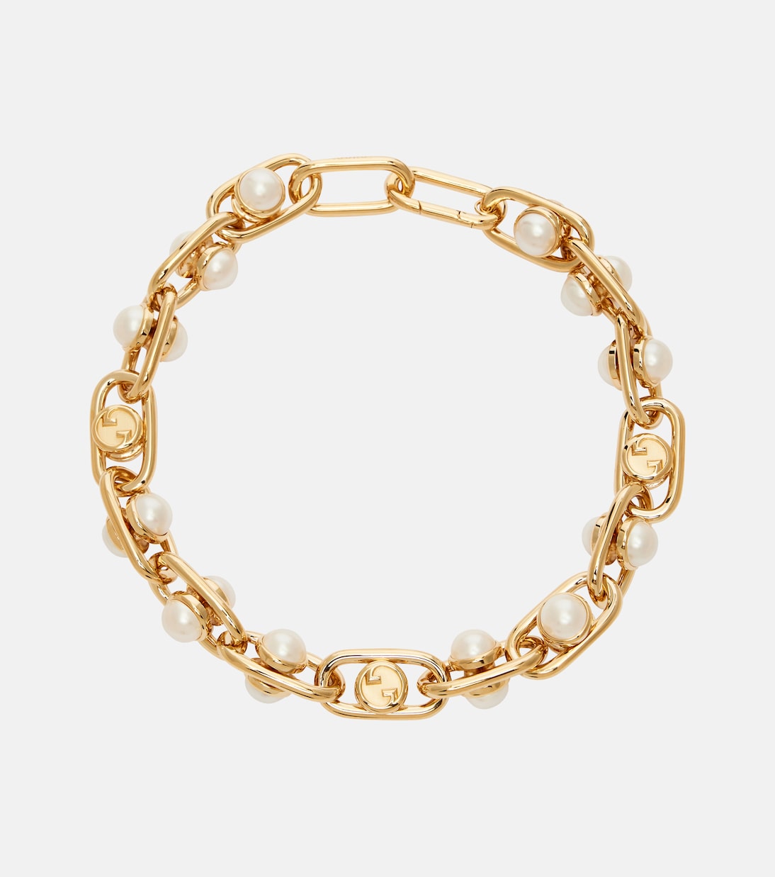 Interlocking G embellished necklace | Gucci