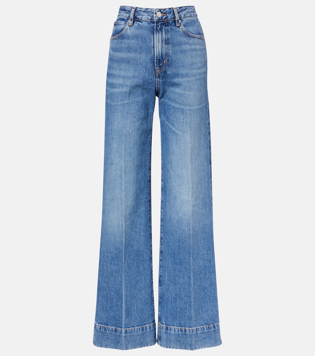 High-Rise Wide-Leg Jeans Slice | Frame