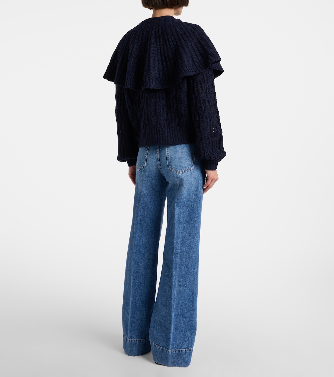 High-Rise Wide-Leg Jeans Slice | Frame