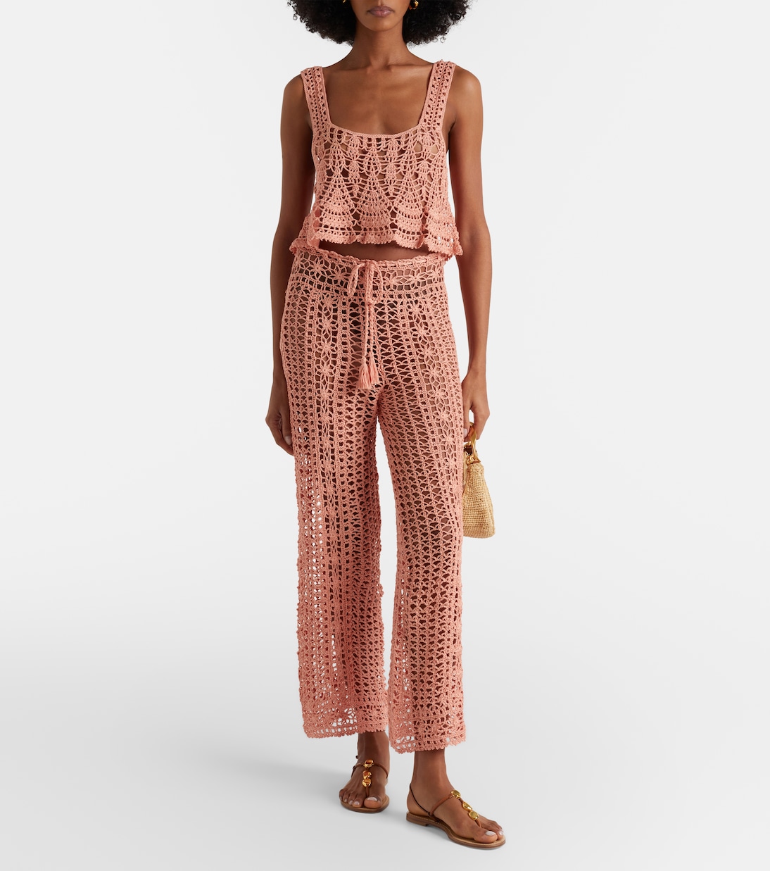 Cropped-Top Cotillion aus Häkelstrick | Anna Kosturova