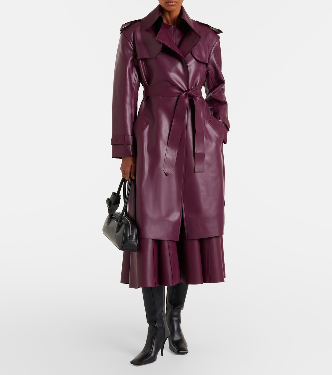 Belted trench coat | Norma Kamali
