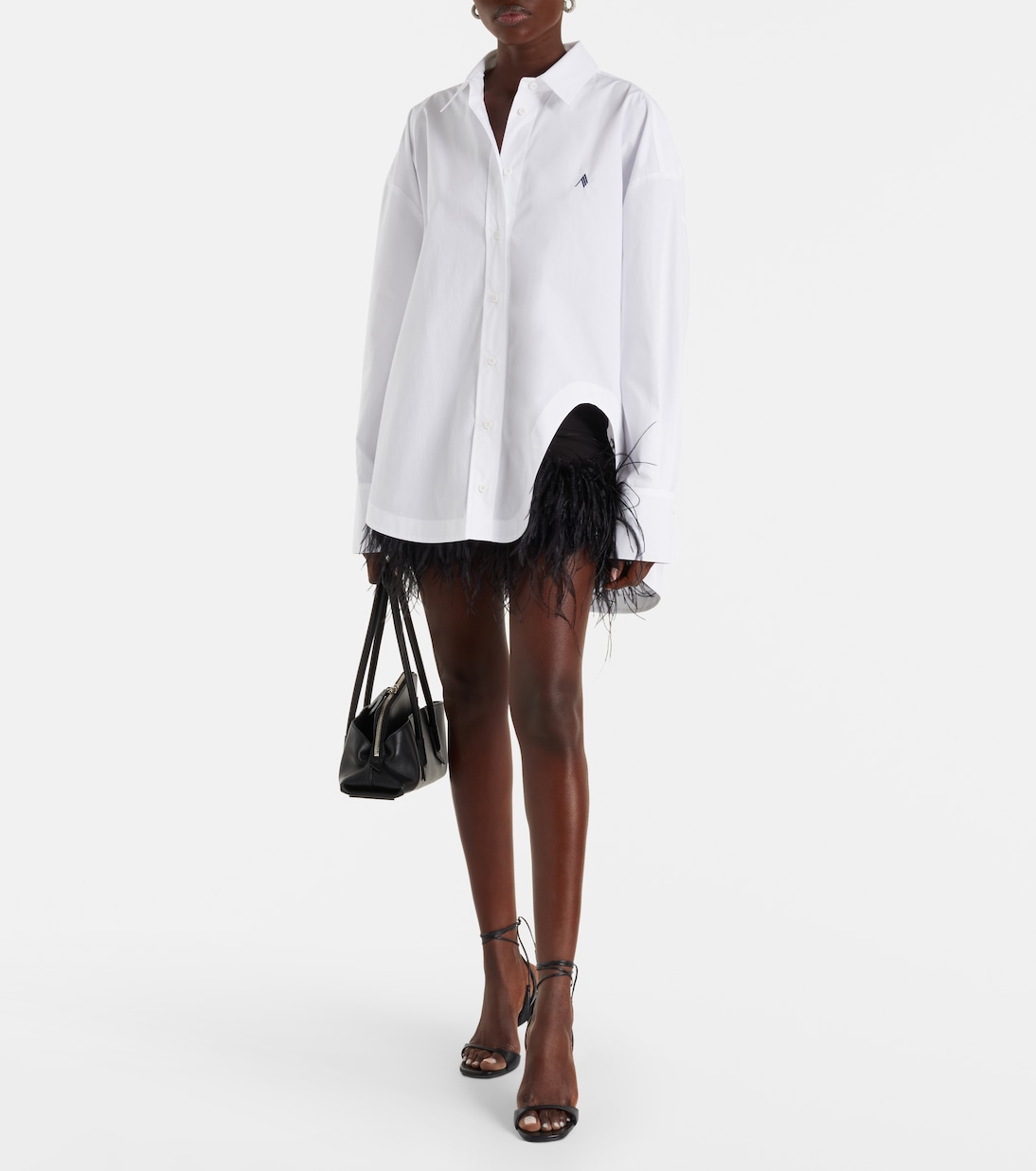 صندل من الجلد Ora 95 | The Attico