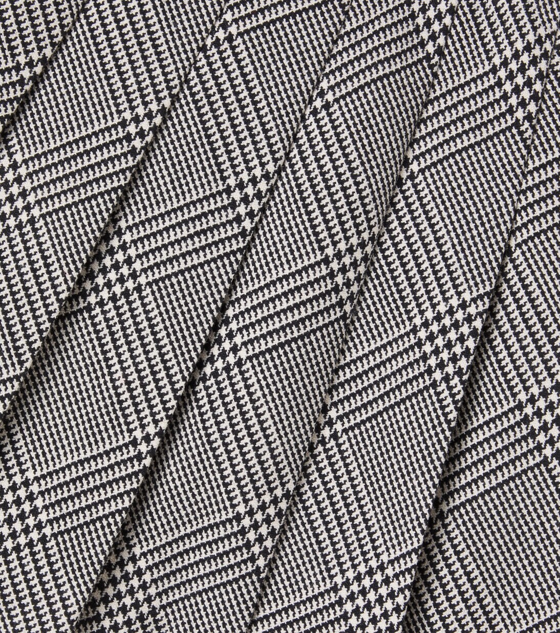 Houndstooth pleated wool-blend skirt | Self-Portrait Kids