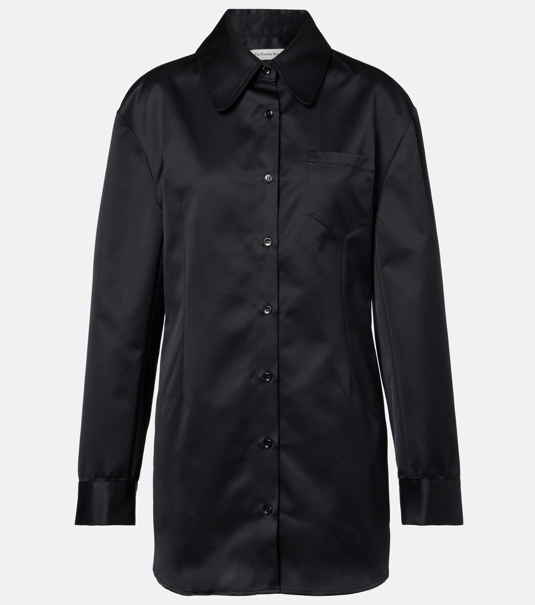 Akita satin shirt dress | The Frankie Shop