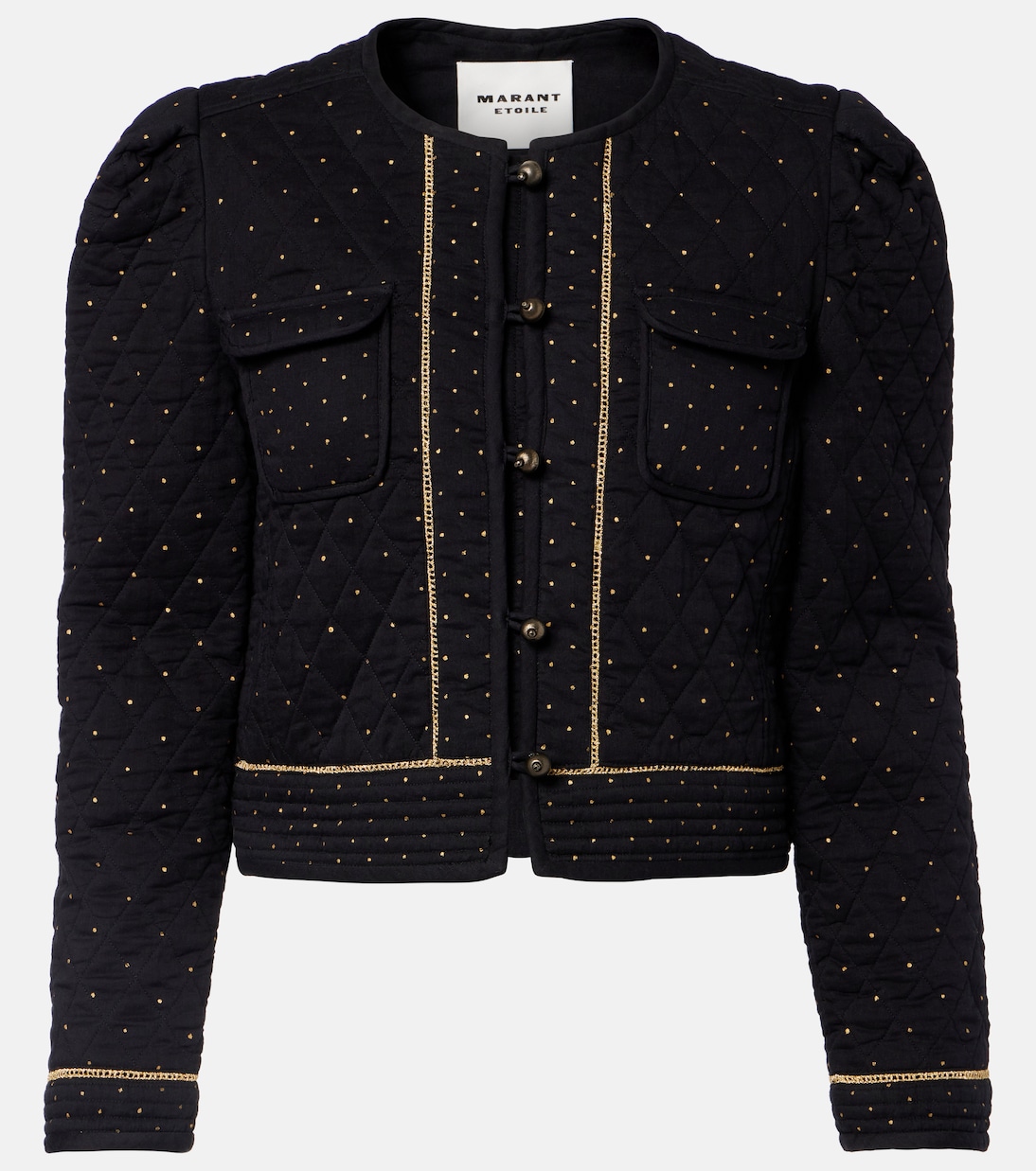 Chaqueta acolchada Vania de algodón a lunares | Marant Etoile