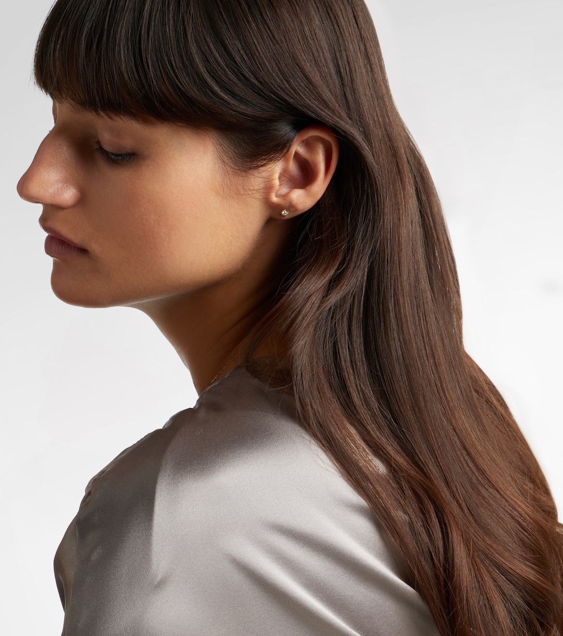 Ohrringe Clover Mini aus 14kt Gelbgold (585/1000) mit Diamanten | Stone and Strand