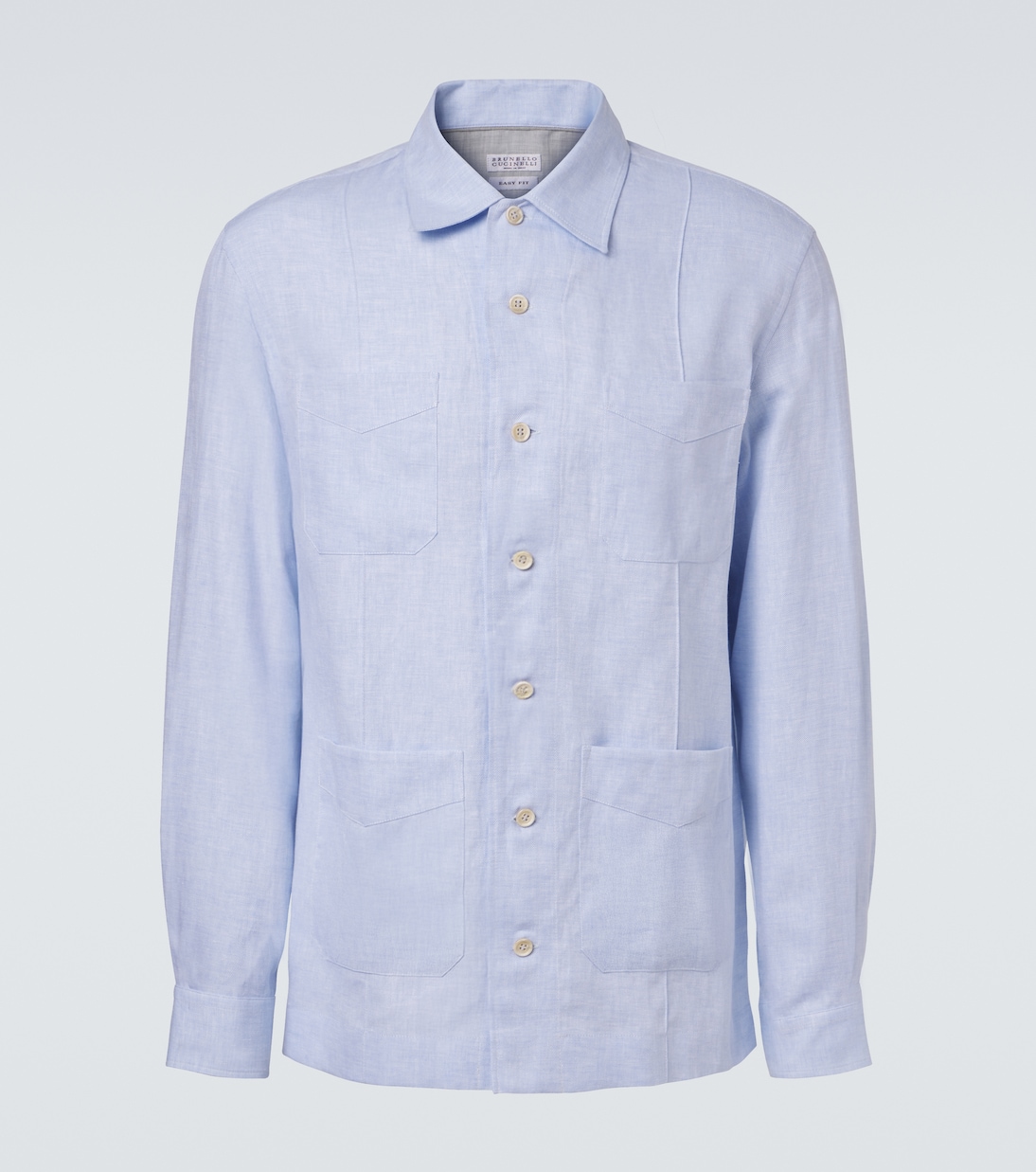 Linen and cotton-blend shirt | Brunello Cucinelli