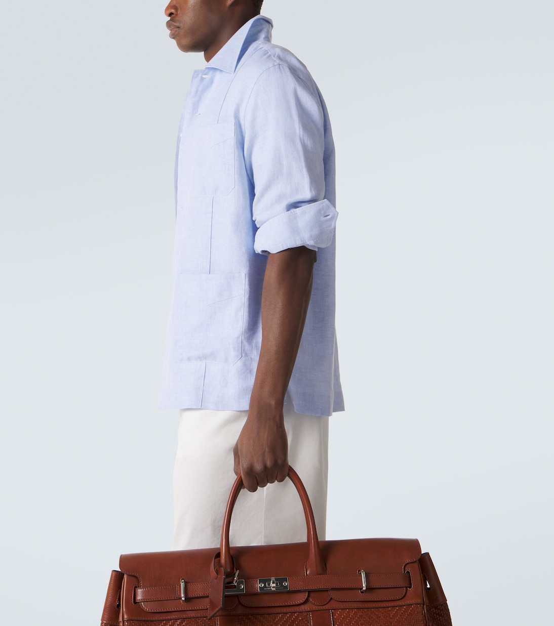 Linen and cotton-blend shirt | Brunello Cucinelli