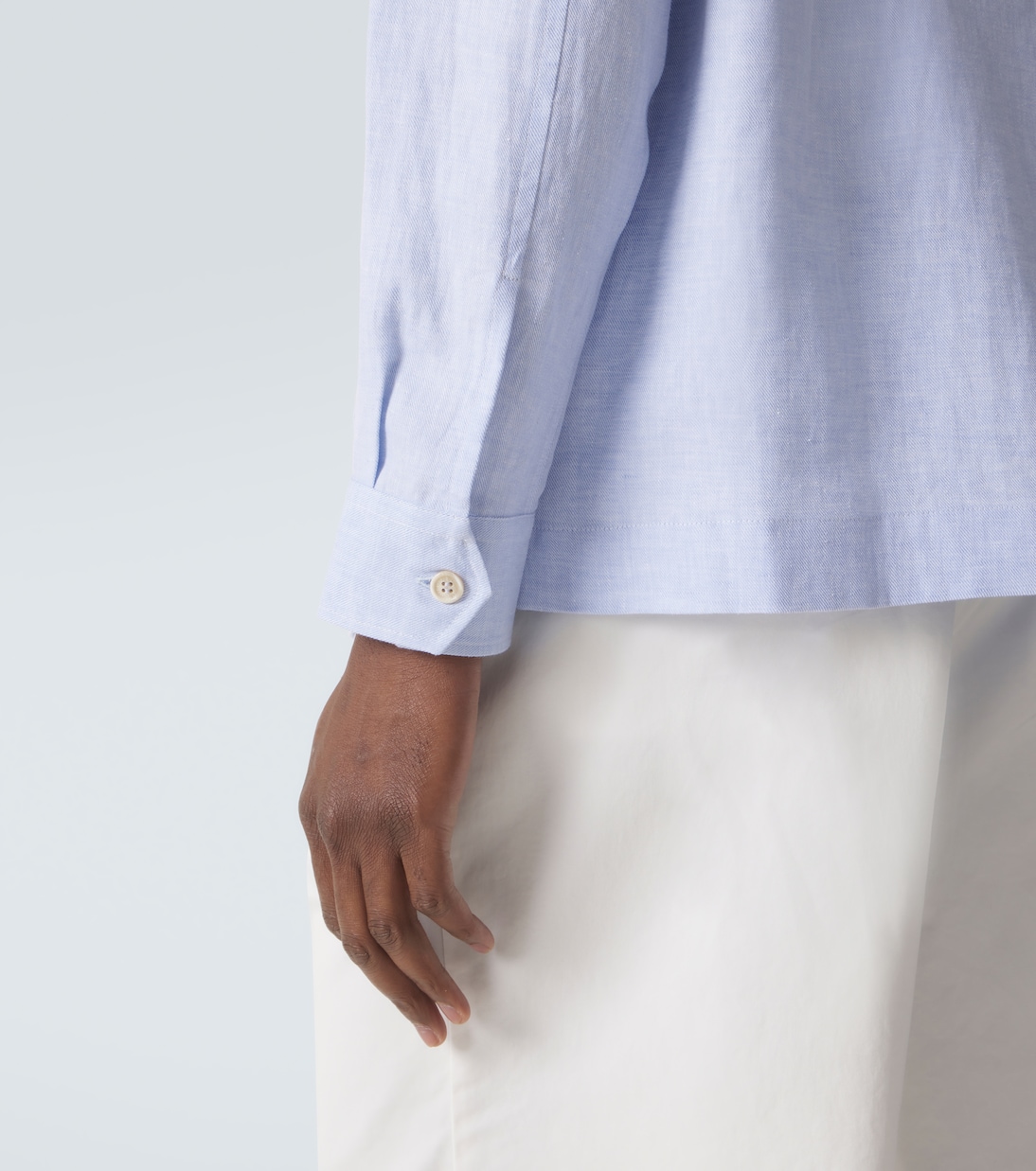 Linen and cotton-blend shirt | Brunello Cucinelli