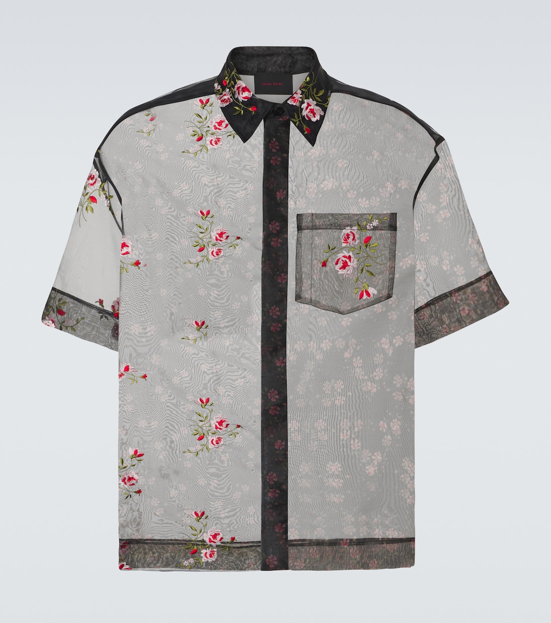 Floral sheer organza shirt | Simone Rocha
