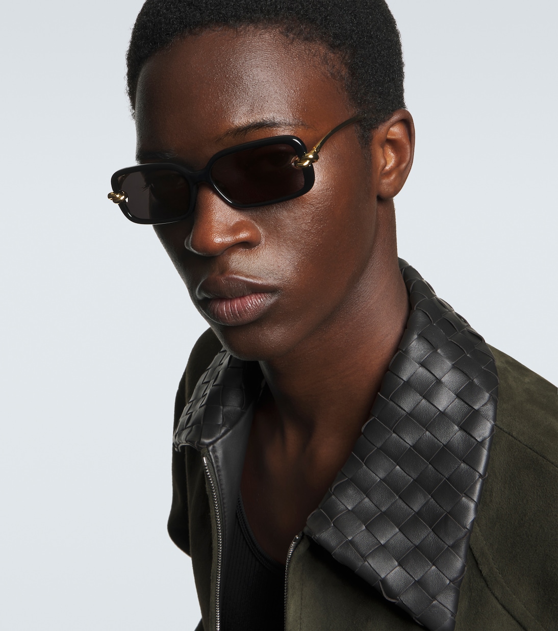 Knot rectangular sunglasses | Bottega Veneta