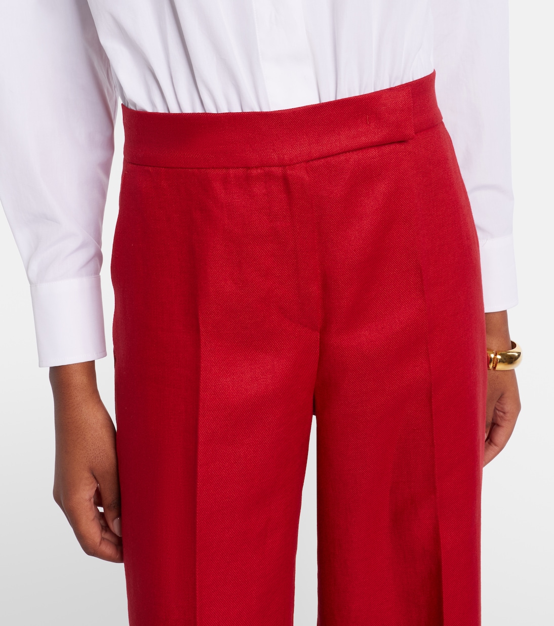 Weite Hose Badesse aus Leinen | Max Mara