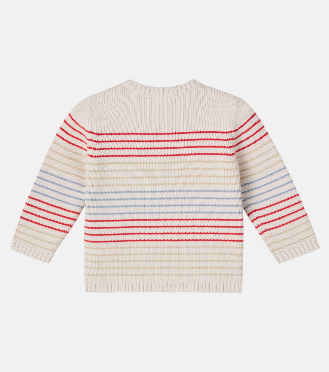 Baby Aleksi striped cotton and cashmere sweater | Bonpoint