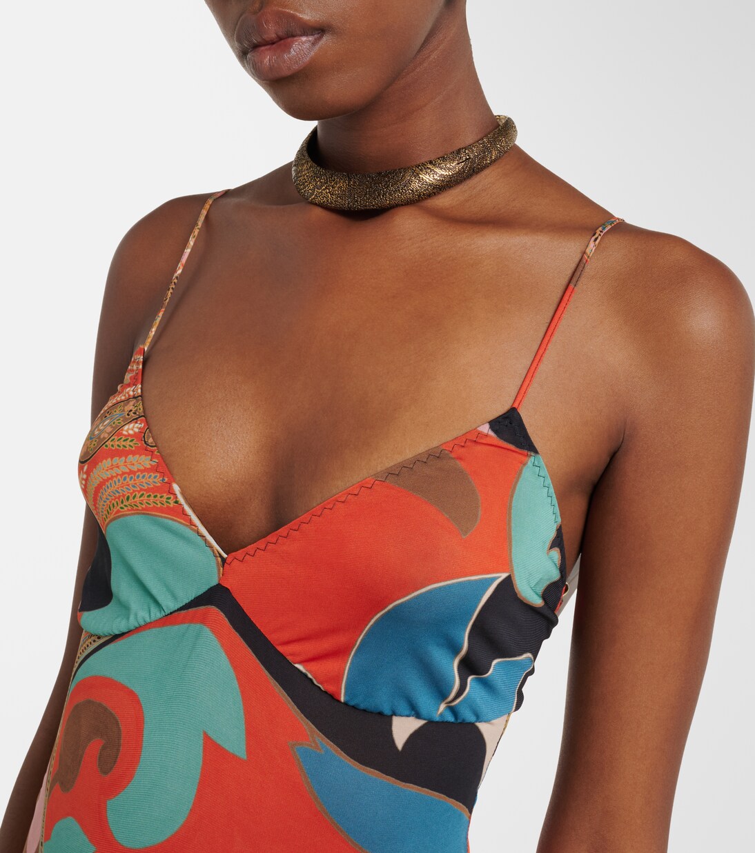 Paisley draped gown | Etro