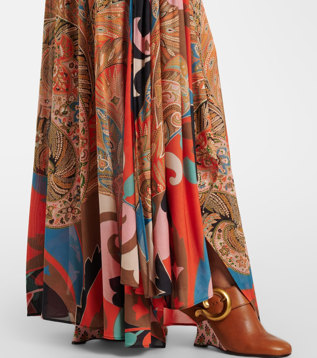 Paisley draped gown | Etro