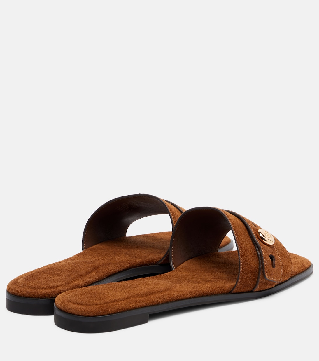 Pantoletten Romy aus Veloursleder | Tory Burch