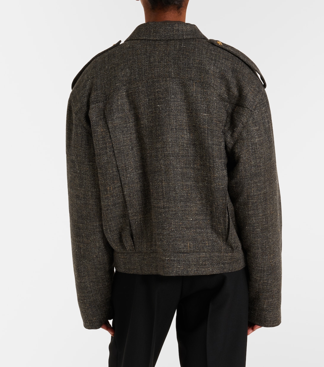 Gloriana Charlotte wool and linen-blend tweed jacket | Blazé Milano